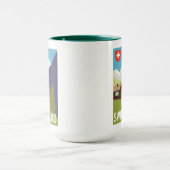 Ein Die Schweiz-Reise-Plakat Tasse (Zentrum)
