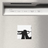 Ein Dienstmitglied spielt eine Melodie Magnet (In Situ (Geschirrspüler))