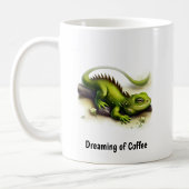 Ein digitales Bild einer Niedlichen Iguana Kaffeetasse