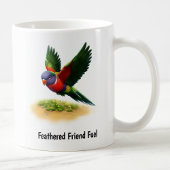 Ein digitales Bild eines Berges Apo Lorikeet Kaffeetasse