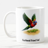 Ein digitales Bild eines Berges Apo Lorikeet Kaffeetasse