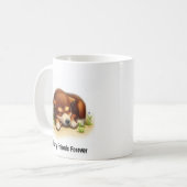 Ein digitales Bild eines Niedlichen australischen  Kaffeetasse (Vorderseite Links)