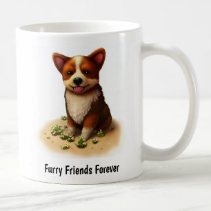 Ein digitales Bild eines Niedlichen australischen Kaffeetasse