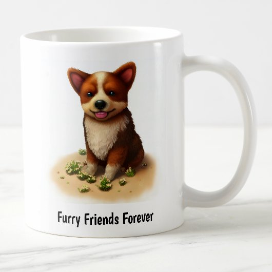 Ein digitales Bild eines Niedlichen australischen Kaffeetasse