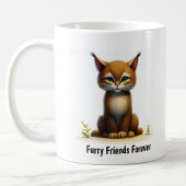 Ein digitales Bild eines Niedlichen Bobcat Kaffeetasse