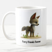 Ein digitales Bild eines Niedlichen Coyotes Kaffeetasse