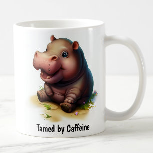 Ein digitales Bild eines Niedlichen Hippopotamus Kaffeetasse
