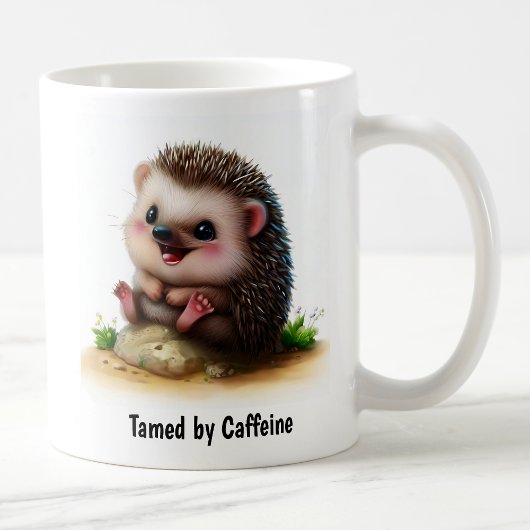 Ein digitales Bild eines Niedlichen Igels Kaffeetasse
