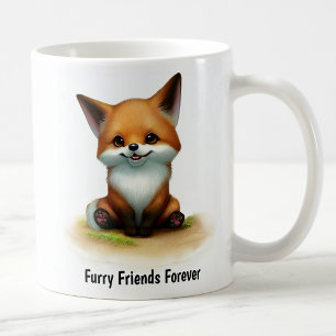 Ein digitales Bild eines Niedlichen Inselfochs Kaffeetasse