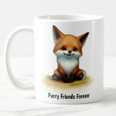 Ein digitales Bild eines Niedlichen Inselfochs Kaffeetasse
