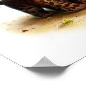 Ein digitales Bild eines Niedlichen Jaguars Poster (Ecke)
