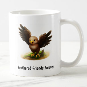 Ein digitales Bild eines Niedlichen Kaiseradlers Kaffeetasse
