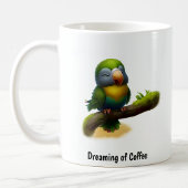 Ein digitales Bild eines Niedlichen Maskenbildchen Kaffeetasse