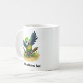 Ein digitales Bild eines Niedlichen Maskenbildchen Kaffeetasse (Vorderseite Links)
