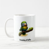 Ein digitales Bild eines Niedlichen Maskenbildchen Kaffeetasse (Links)