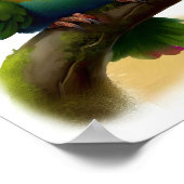 Ein digitales Bild eines Niedlichen Maskenbildchen Poster (Ecke)