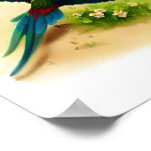 Ein digitales Bild eines Niedlichen Militärs Poster (Ecke)