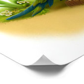 Ein digitales Bild eines Niedlichen Militärs Poster (Ecke)