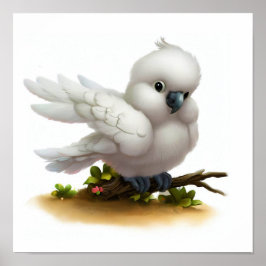 Ein digitales Bild eines Niedlichen molukkanischen Poster