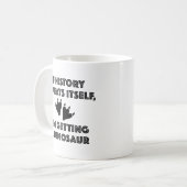 Ein Dinosaurier bekommen Kaffeetasse (Vorderseite Links)