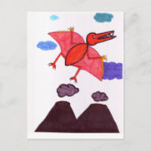Ein Dinosaurier Postkarte (Vorderseite)