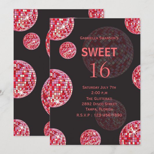 ein Discoheftiger schlag - 16. Einladung (Vorne/Hinten)