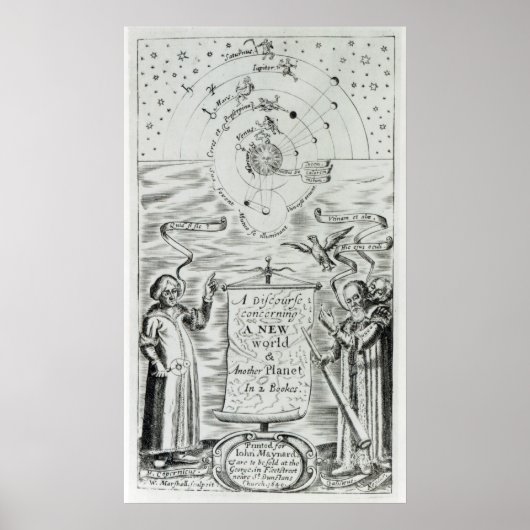 "Ein Diskurs über den neuen Planeten" Poster (Vorne)