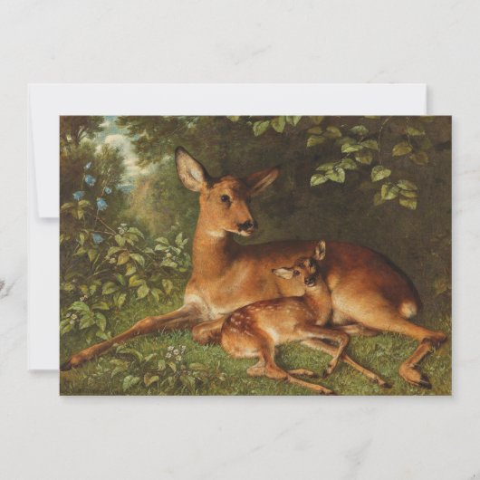 Ein Doe mit Fawn | Carl Schweninger, Jr. (Vorderseite)