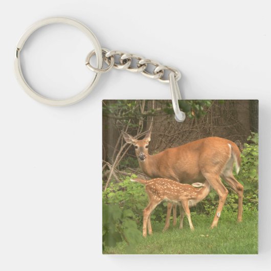 Ein Doh und ihre Fawn Schlüsselanhänger (Vorderseite)