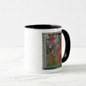 Ein Doktor, der Urin St. Elizabeths überprüft Tasse (VorderseiteRechts)