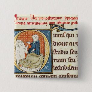 Ein Doktor Diagnosing ein Patient Button