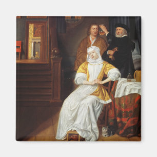 Ein Doktor Visiting eine junge Dame in einem Magnet