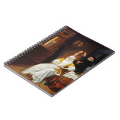 Ein Doktor Visiting eine junge Dame in einem Notizblock (Linke Seite)