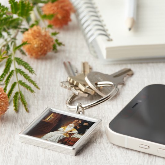 Ein Doktor Visiting eine junge Dame in einem Schlüsselanhänger (Seite)