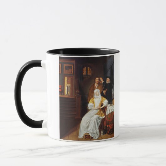 Ein Doktor Visiting eine junge Dame in einem Tasse (Links)