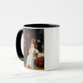 Ein Doktor Visiting eine junge Dame in einem Tasse (Vorderseite Links)