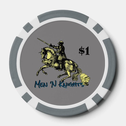 Ein Dollar (Logo) Pokerchips (Rückseite)