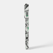 Ein-Dollar-Schein-Muster iPhone Hülle (Linke Seite)