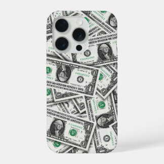 Ein-Dollar-Schein-Muster iPhone 15 Pro Hülle