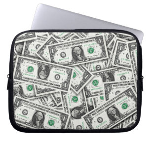 Ein-Dollar-Schein-Muster Laptopschutzhülle