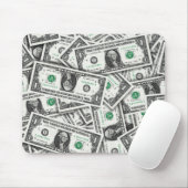 Ein-Dollar-Schein-Muster Mousepad (Mit Mouse)