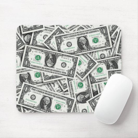 Ein-Dollar-Schein-Muster Mousepad (Mit Mouse)