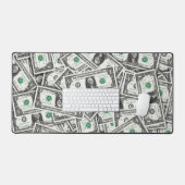 Ein-Dollar-Schein-Muster Schreibtischunterlage (Tastatur & Maus)