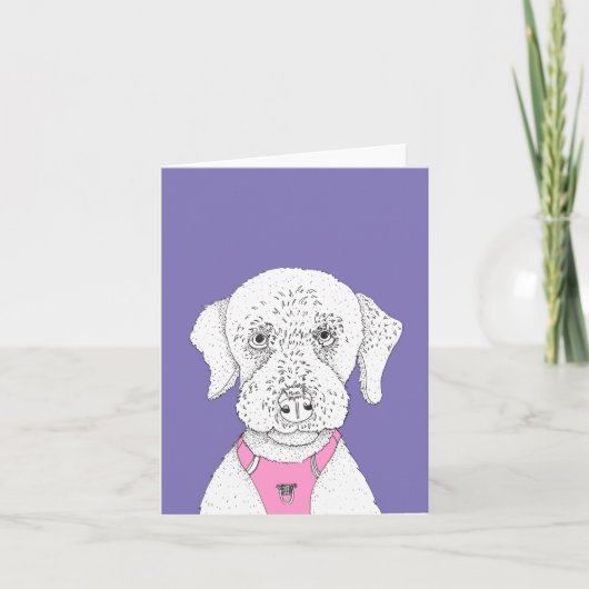 Ein Doodle mit dem Namen Peach Karte (Vorderseite)