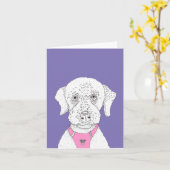 Ein Doodle mit dem Namen Peach Karte (Gelbe Blume)