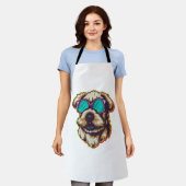 EIN DORABLE D O G MIT SONNENGLASEN SCHÜRZE (Getragen)