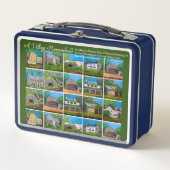 Ein Dorf erinnert an Plymouth Meeting Lunchbox (Vorderseite)