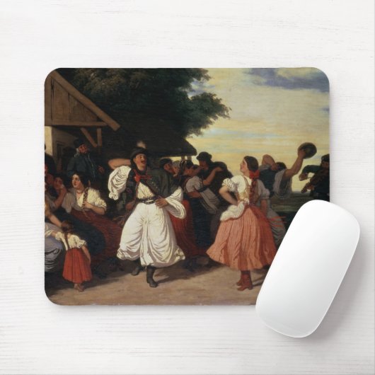 Ein Dorf-Hochzeits-Fest Mousepad (Mit Mouse)