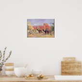 Ein Dorf im Atlasgebirge Poster (Küche)