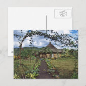 Ein Dorf im Hochland, Goroka, Papua Neu Postkarte (Vorne/Hinten)